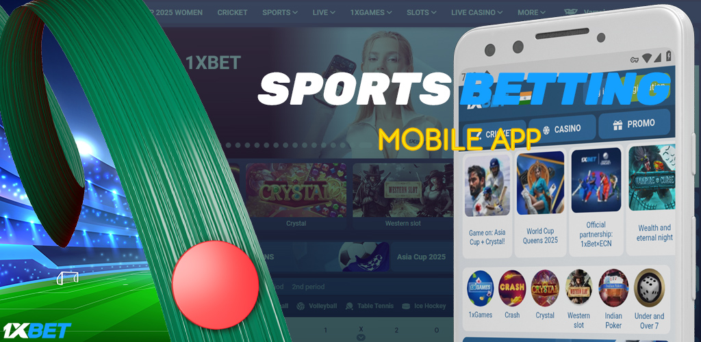 You can place bets on 1xBet using convenient apps for Android and iOS.