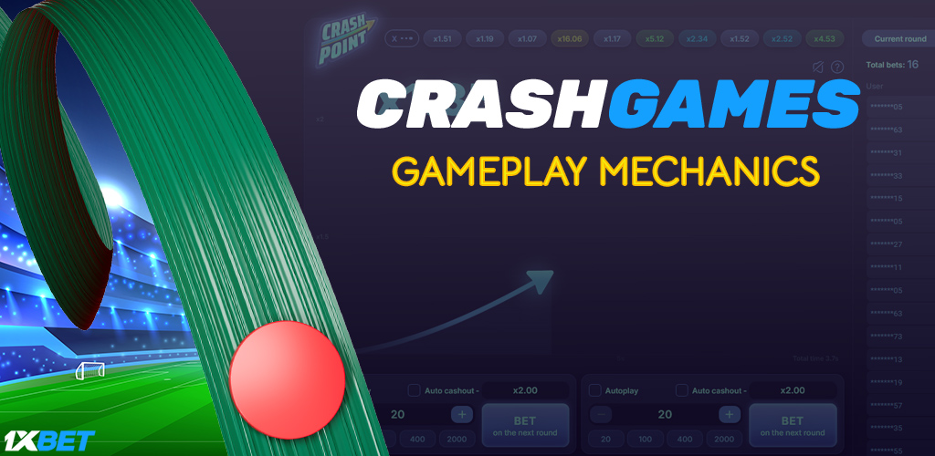 Crash games on the 1xbet website all work according to the same mechanics.